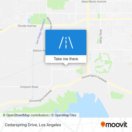 Mapa de Cedarspring Drive