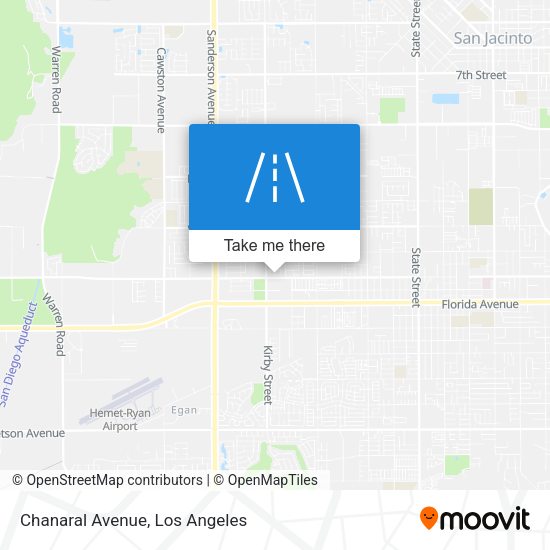 Mapa de Chanaral Avenue