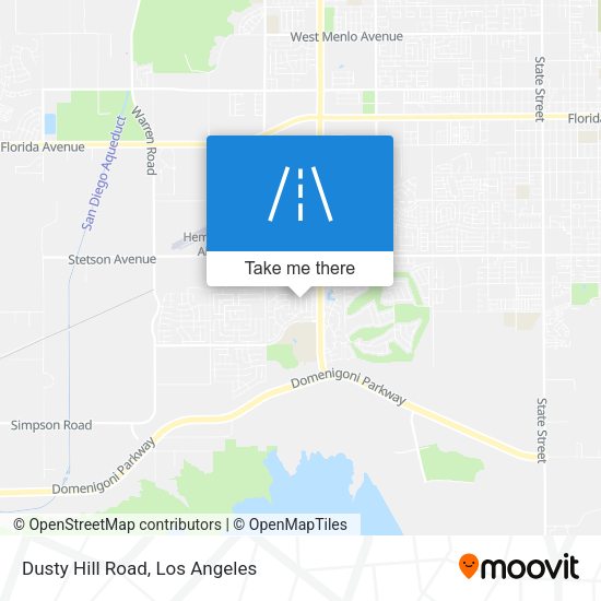 Mapa de Dusty Hill Road
