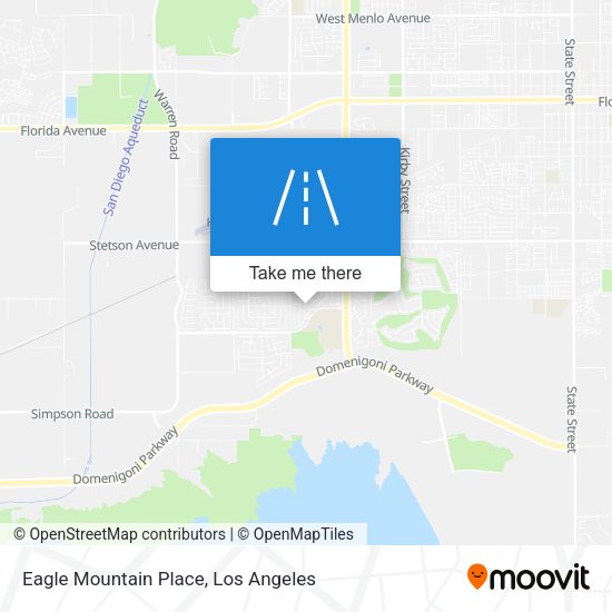 Eagle Mountain Place map
