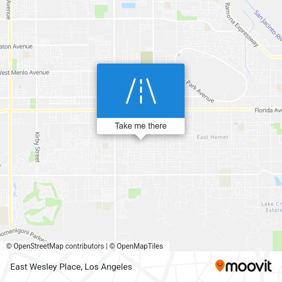 Mapa de East Wesley Place