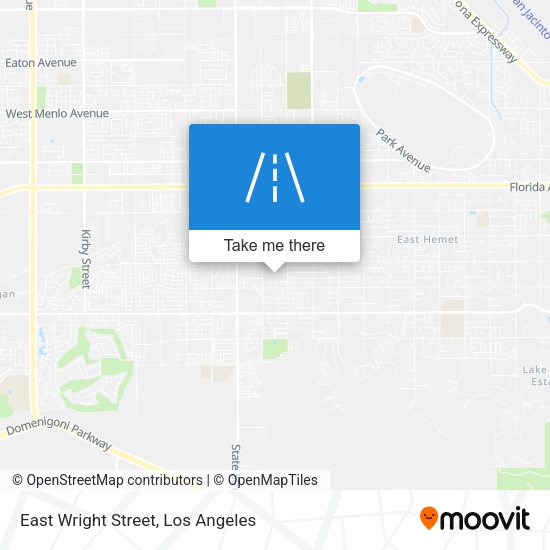 East Wright Street map