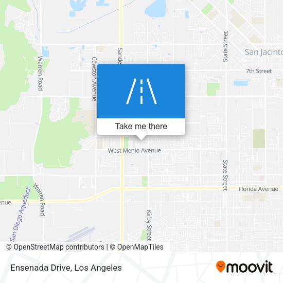 Mapa de Ensenada Drive