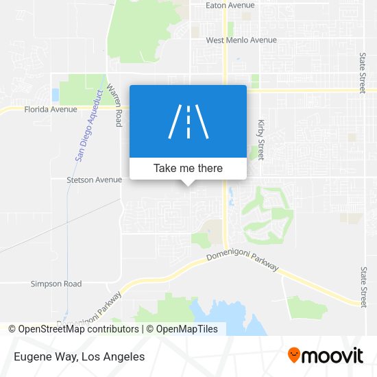 Eugene Way map