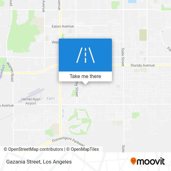Mapa de Gazania Street