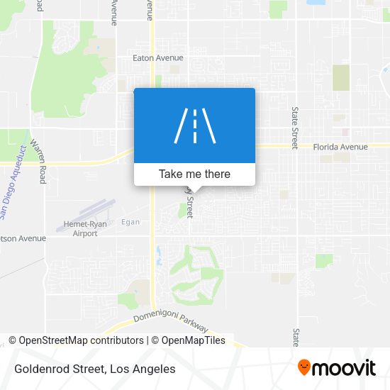 Goldenrod Street map