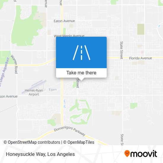 Mapa de Honeysuckle Way