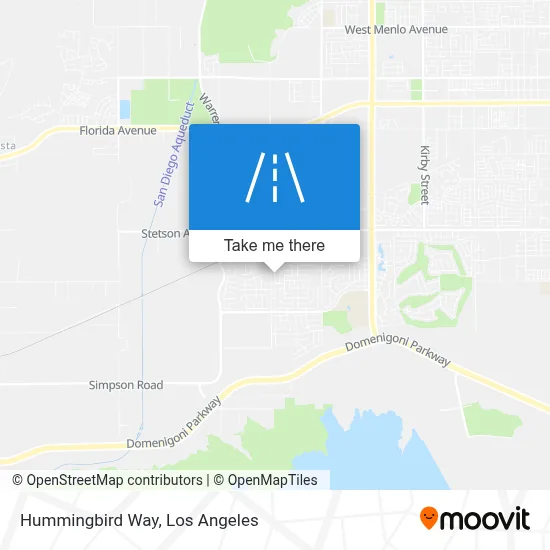 Hummingbird Way map