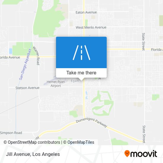 Mapa de Jill Avenue