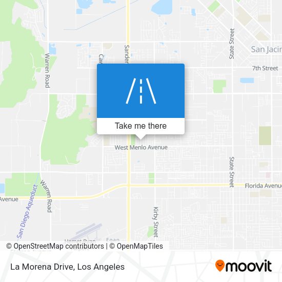 Mapa de La Morena Drive
