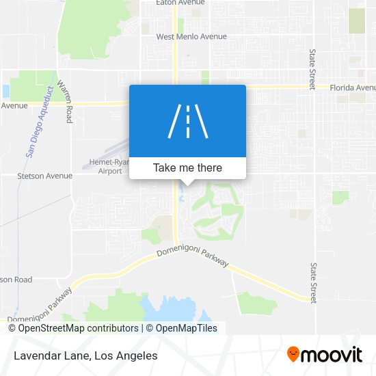 Mapa de Lavendar Lane
