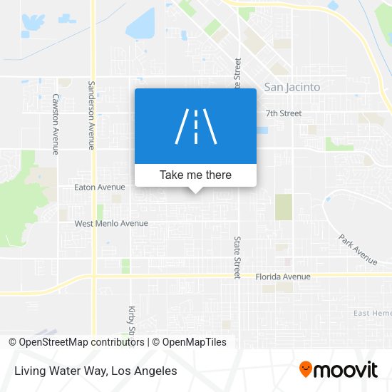 Living Water Way map