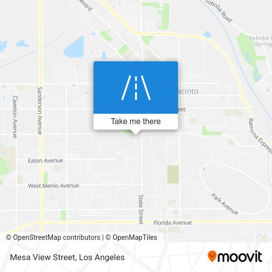 Mesa View Street map