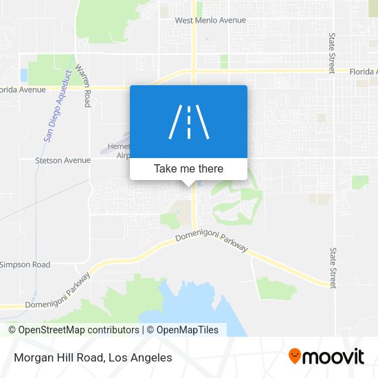 Mapa de Morgan Hill Road