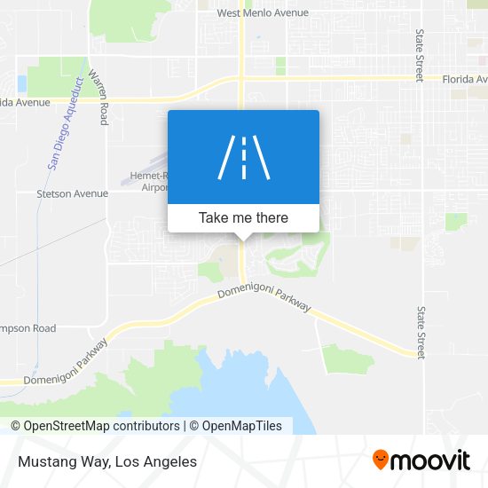 Mapa de Mustang Way