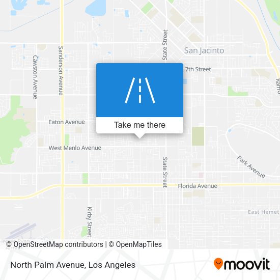Mapa de North Palm Avenue