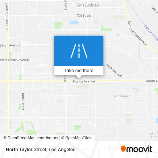 Mapa de North Taylor Street