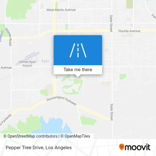 Pepper Tree Drive map