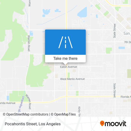 Pocahontis Street map