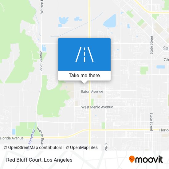 Red Bluff Court map