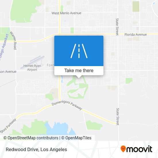 Mapa de Redwood Drive