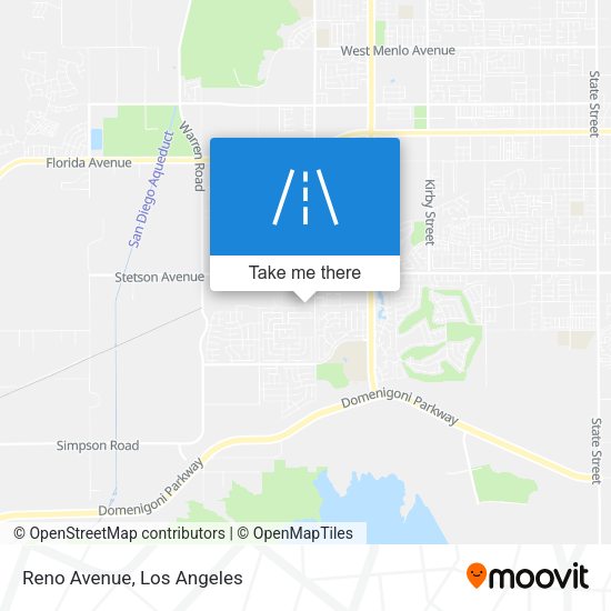 Mapa de Reno Avenue