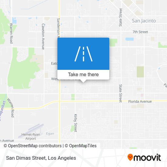 San Dimas Street map