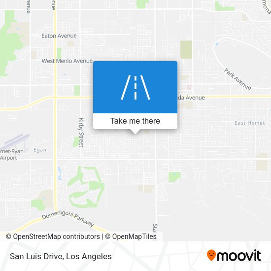 Mapa de San Luis Drive