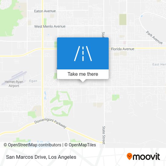 San Marcos Drive map