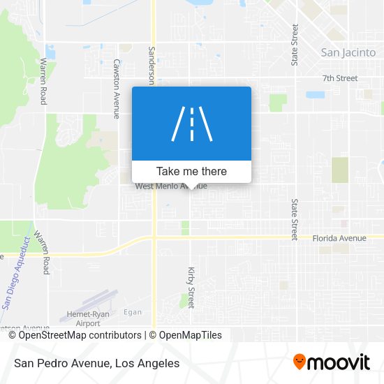 San Pedro Avenue map