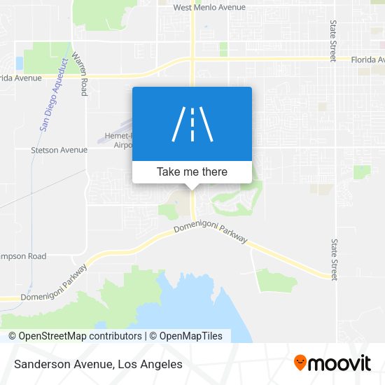 Sanderson Avenue map