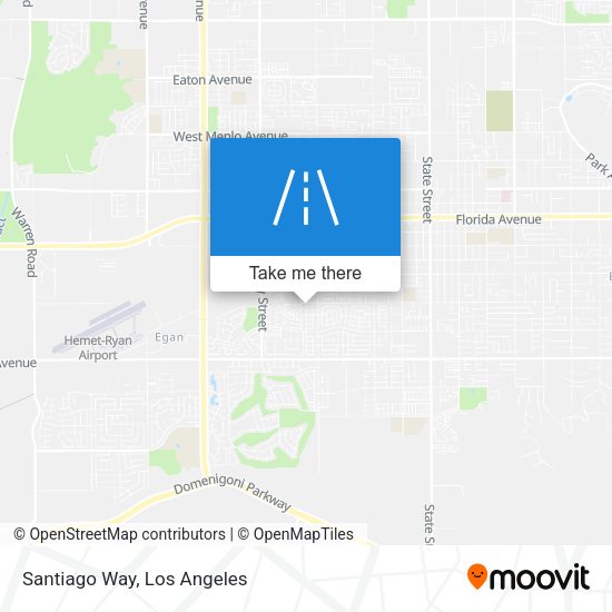 Mapa de Santiago Way