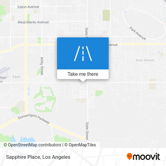 Mapa de Sapphire Place
