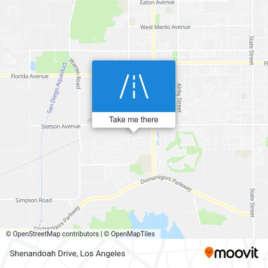 Shenandoah Drive map