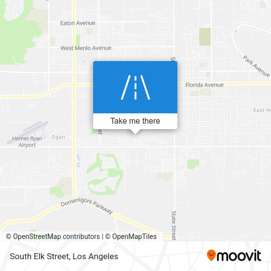 Mapa de South Elk Street