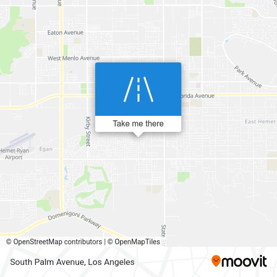 Mapa de South Palm Avenue