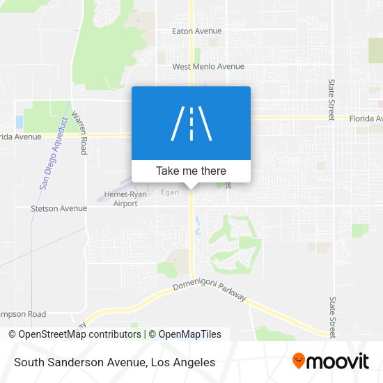 Mapa de South Sanderson Avenue
