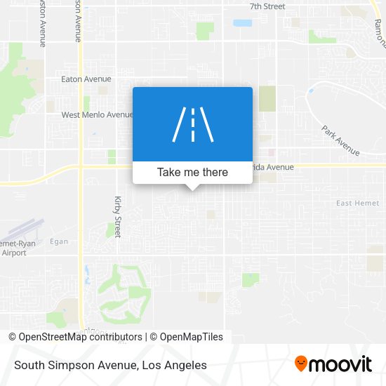 South Simpson Avenue map