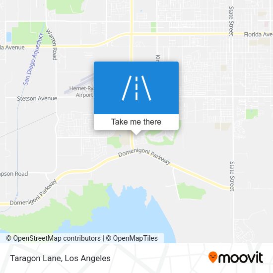 Taragon Lane map