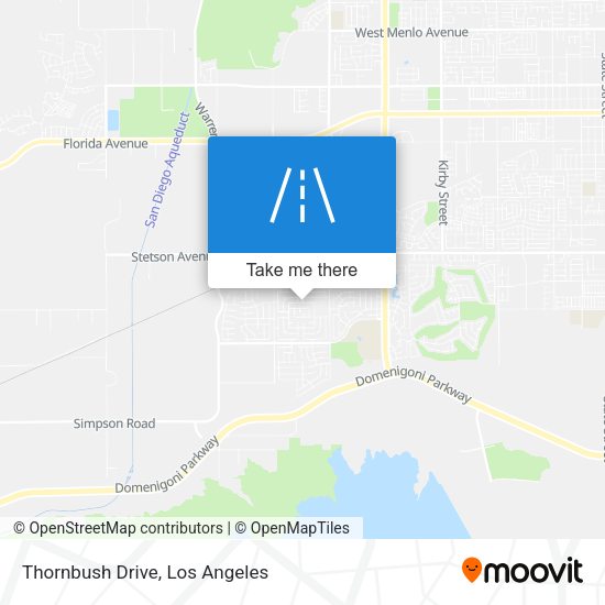 Mapa de Thornbush Drive