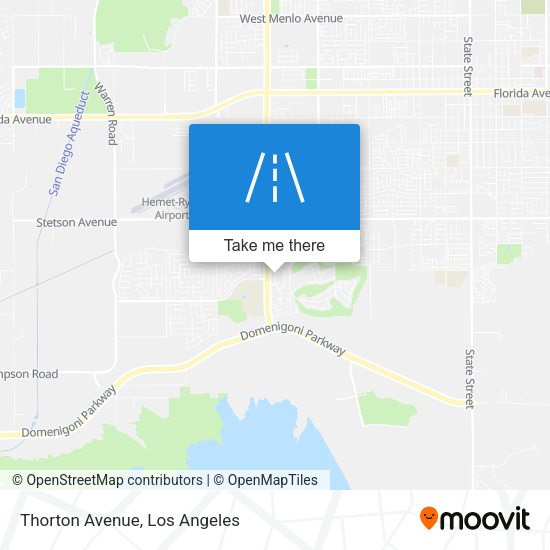 Thorton Avenue map