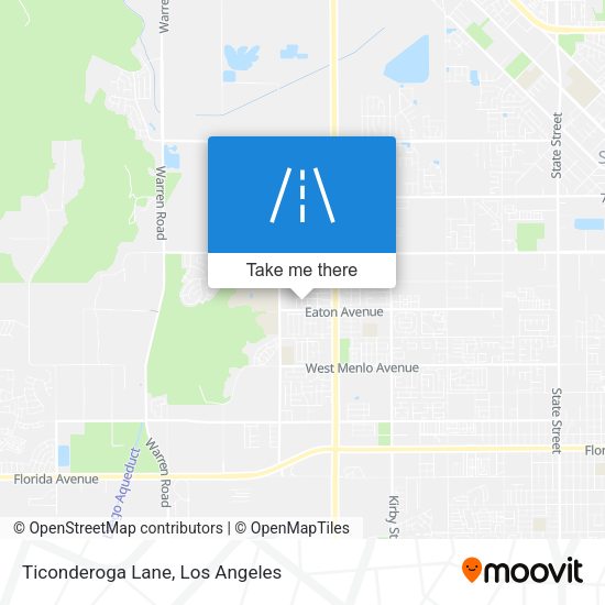 Mapa de Ticonderoga Lane
