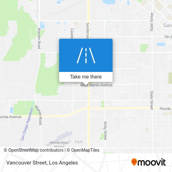 Vancouver Street map