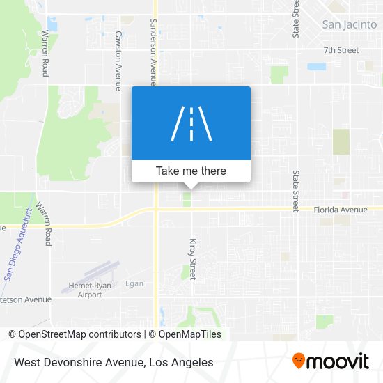 West Devonshire Avenue map