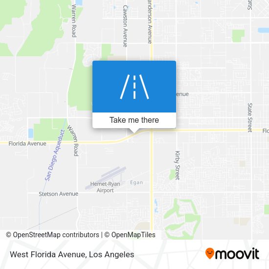 West Florida Avenue map