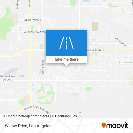 Mapa de Willow Drive