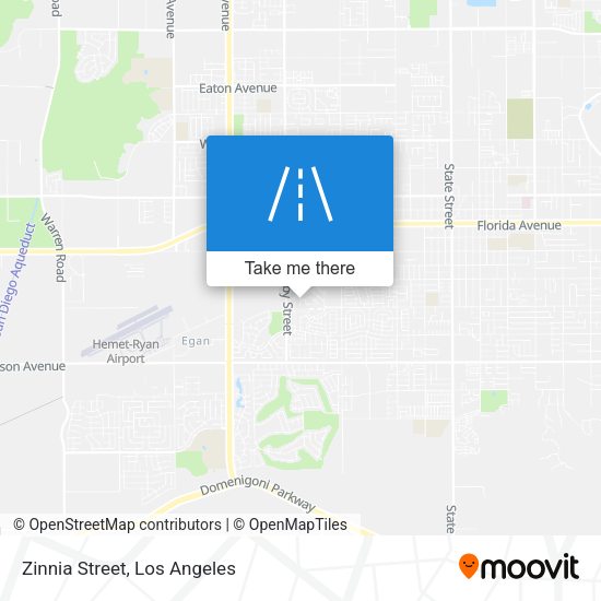 Mapa de Zinnia Street