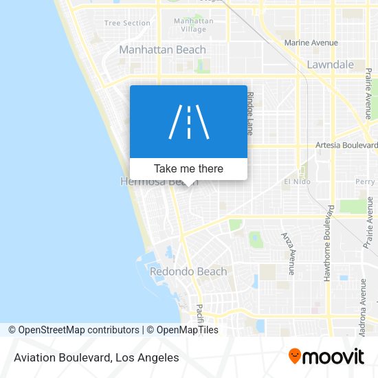 Aviation Boulevard map