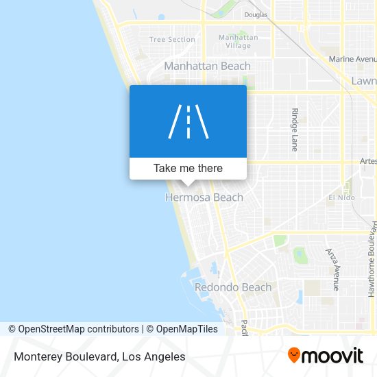 Mapa de Monterey Boulevard