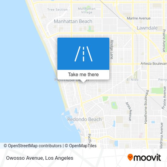 Mapa de Owosso Avenue